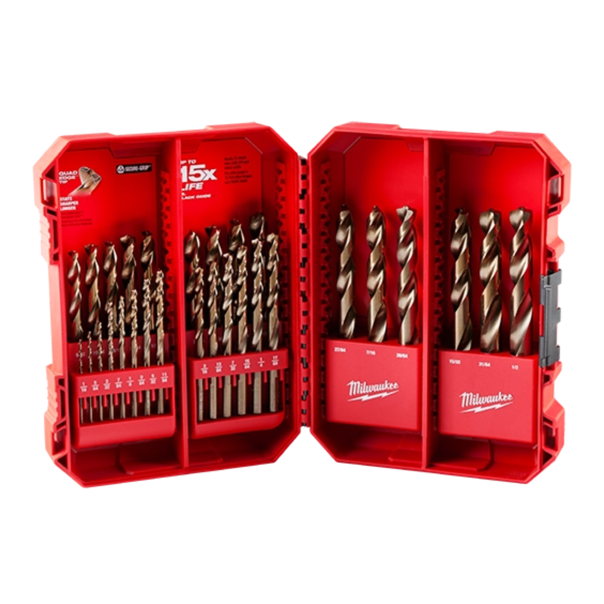 Milwaukee RED HELIX Cobalt Drill Bit Set – 29PC from Columbia Safety